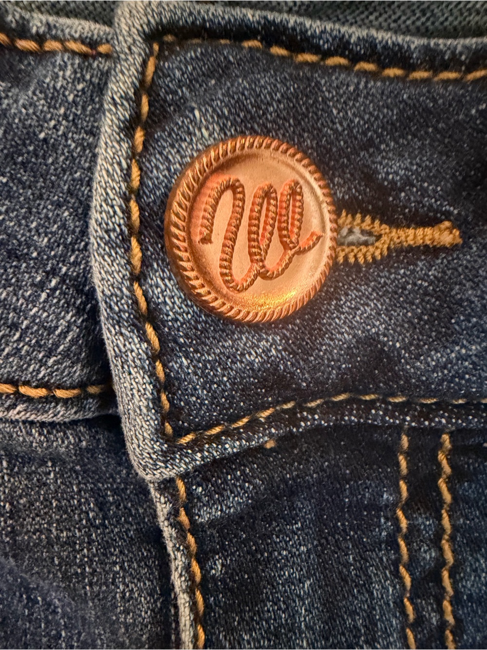 Wrangler Boot Cut Jeans with Pink Stitching - Picture 5 of 6